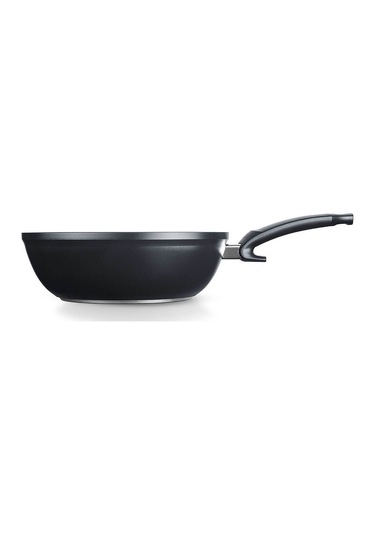 Fissler Ceratal Comfort Orbit Black Wok Tava - 30 Cm Siyah
