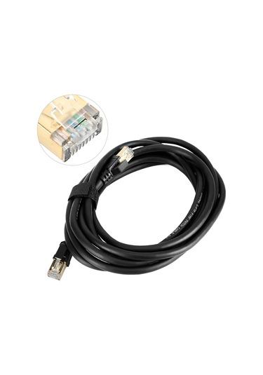 Lemestar 3 Metre Siyah Cat8 Ağ Kablosu, 40 Gbps Hız, 2000mhz Bant Genişliği, 26awg Saf Bakır, Rj45 Altın Kaplama, S/ftp Koruma, Akıllı Ev/ofis Uyumlu