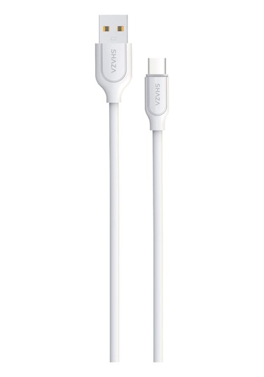 Shaza Usb -type C 1m 2.4a Destekli Şarj Ve Data Kablosu Sg2003uc/wt