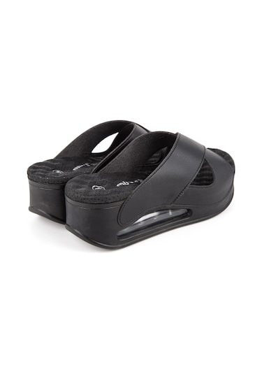 Muya Penelope Anatomik Air Max Tabanlı Kadın Terlik Siyah 42 Siyah