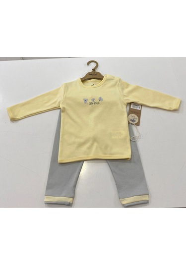 Bistyle 2li Takım Little Koala Gri - Sarı - Ekru Açık Sarı