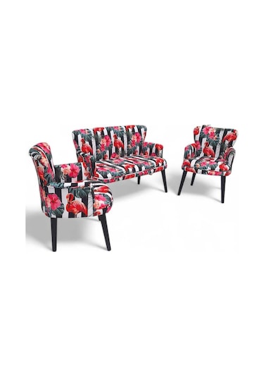 Büro Koltuğu Ofis Bekleme Koltuk Takımı Balkon Koltuk Takımı Çay Seti Koltuk Takımı Desenli
