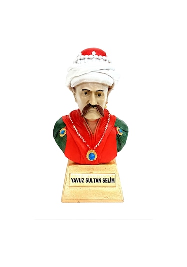 Yavuz Sultan Selim Biblo 15 X 7 Cm + 3 Hilalfet Bayrağı