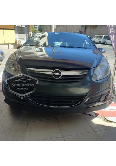 Opel Corsa D 2006-2014 Uyumlu Üniversal Astra H Lip Esnek Ön Lip 2 Parça Tampon Altı Dil Karlık Ön Ek 00 Şüscaroto Aksesuar