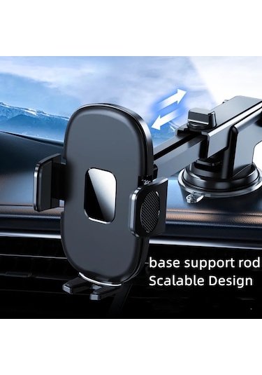 Klipsli Araba Telefon Tutucu Cam Ve Torpido İçin Car-553 1.sınıf