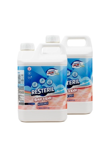 Resteril Doğal Alkolsüz Bebek Dezenfektan Çocuk Alanı Hijyen Spreyi 5 L