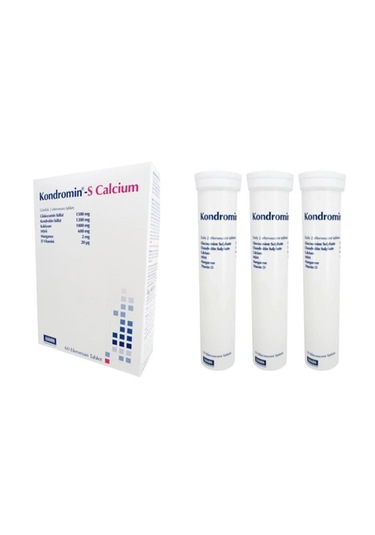 Assos Kondromin S Calcium 60 Efervesan Tablet