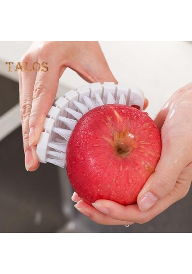 Gri Patates Soyucu Uygun Ergonomik Tasarım Mini Pretty Restoran İçin Emek Tasarrufu Sağlayan Meyve Fırçası Gri