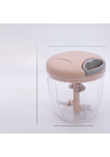 Reedark Evde Bebek Yemeği, Sarımsak, Meyve Püresi İçin El Manuel Çekmeceli Multifonksiyon Kesici Ve Blender - Diana Pembe 900ml Diğer