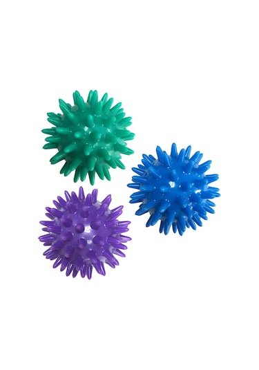 Homyl 3x Masaj Topu Relax Kompakt Yoga Pilates Omuz Sırtı Için Sarı