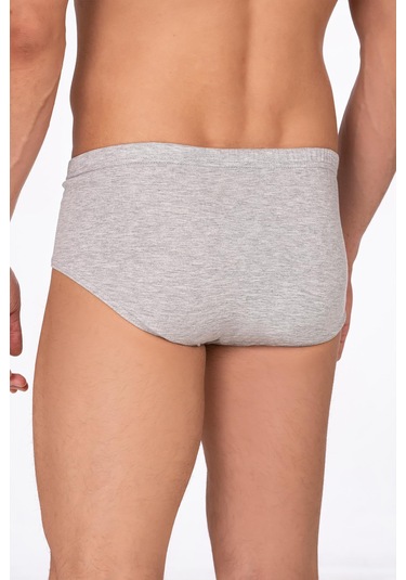 Erkek Süprem Slip Gri Melanj Kompedan K0037-gri Melanj Gri Melanj