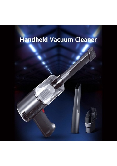 Moly Yunboo K-7 Siyah Kablosuz Süpürge: Usb Şarjlı, 1800mah, 30+ Dak, Minik Boyut, Ev Tipi, Yüksek Emme