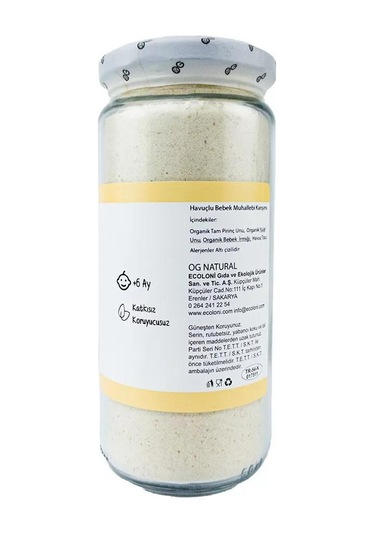 Havuçlu Bebek Muhallebi Karışımı +6ay 300gr