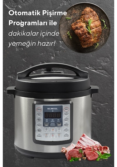 KUMTEL HPC-01 Elektrikli Düdüklü Tencere