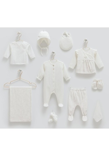 Caramell %100 Pamuk Tiny Lace Hastane Çıkışı Crml.zk1911 Ekru