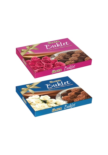 Ülker Buklet Madlen Çikolata 208 Gr Mavi Ve Pembe 2 Li Set