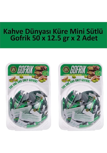 Kahve Dünyası Küre Mini Sütlü Gofrik 2'li 50 x 12.5 G