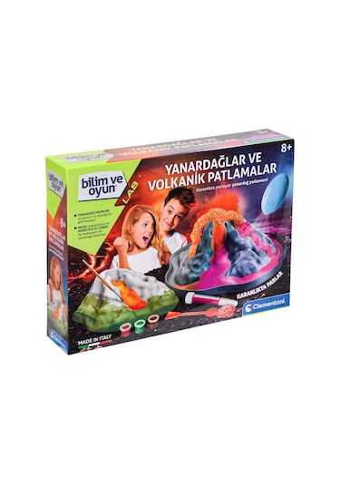 Clementoni 64193 Bilim ve Oyun Yanardağlar ve Volkanik Patlamalar