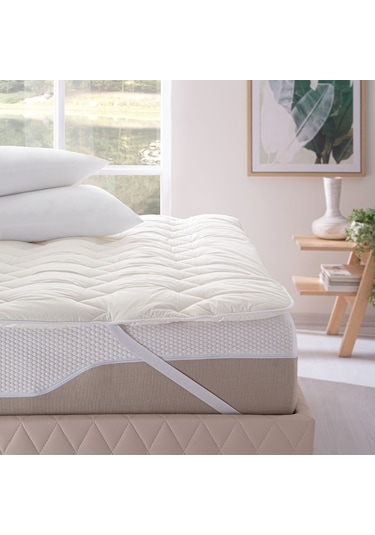 Puffy Dulcet Yün Uyku Pedi (160X200 Cm) Beyaz