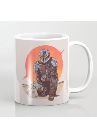 Starwars Baskılı Özel Tasarım Kupa Bardak Renkli