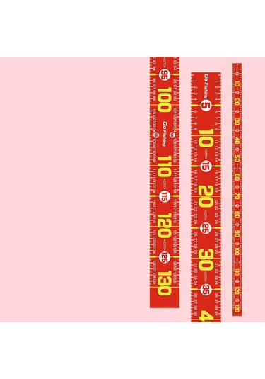 Homyl Balık Ölçme Aracı 51.18 '' Tekne Kırmızı-b