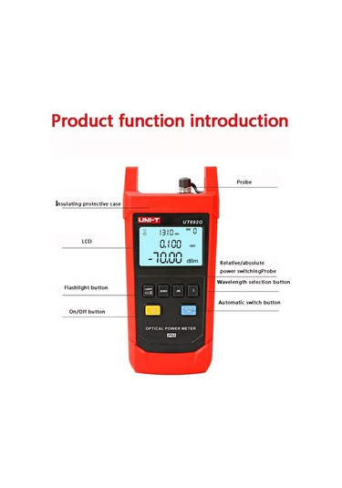 Unit Ut-692g El Tipi Optik Güç Ölçer