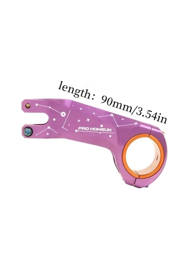 Motion003 Tanke Prohonsun 17 Derece Ultrahafif Yol Bisiklet Sapı 90mm Cnc Direksiyon Sapı 31.8 Bisikletler İçin Siyah Alüminyum Alaşım Kırmızı Kırmızı