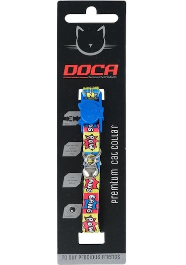 Doca Premium Action Desenli Kedi Boyun Tasması