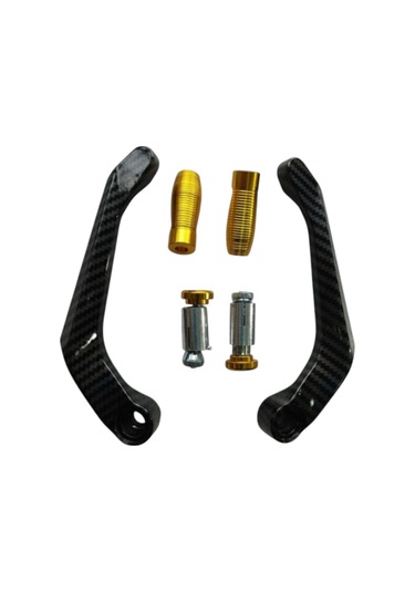 Motobir Elcik Manet Koruma Karbon Sarı Universal