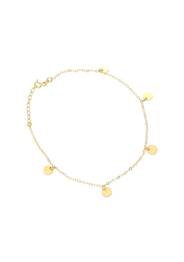 Glorria Altın Plaka Halhal Çok Renkli