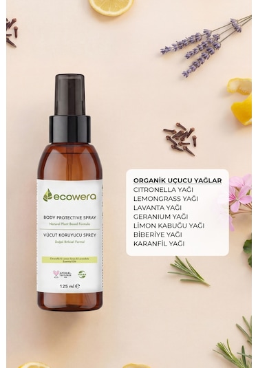 Ecowera Vücut Koruyucu Sprey 125 ML