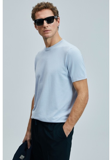 Lufian Tıno Erkek Modal Karışımlı Kazak Açık Gri Açık Gri 111090110100180 Açık Gri