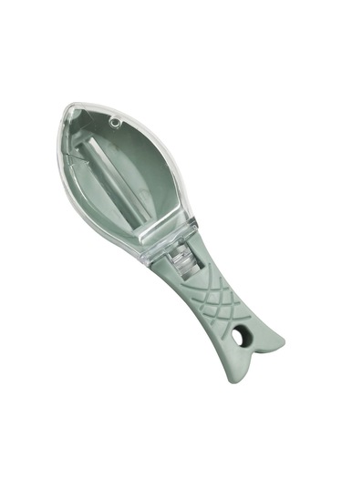 Hangfox Küçük Mutfak Aleti: Pp Malzeme İle Dayanıklı, Kapaklı Yüzen Balık Pul Ölçücü, Ergonomik Tutamaklı Ve Kolay Saklanabilir Kuzey Avrupa Yeşili Diğer