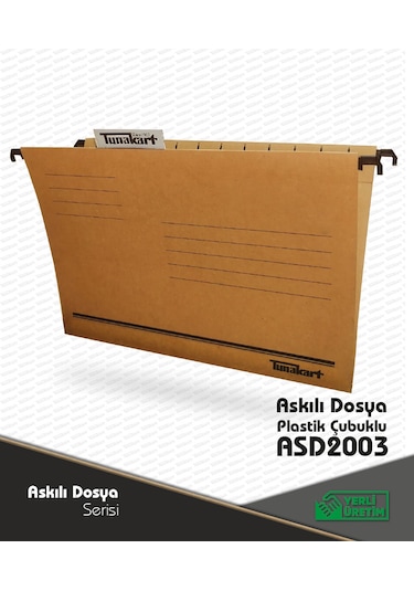 Askılı Dosya Plastik Çubuklu Telli 100lü Koli Kavalye Ve Kağı