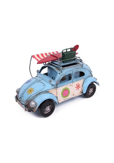 Dekoratif Metal Araba Tenteli - Çerçeveli Ve Kalemlik