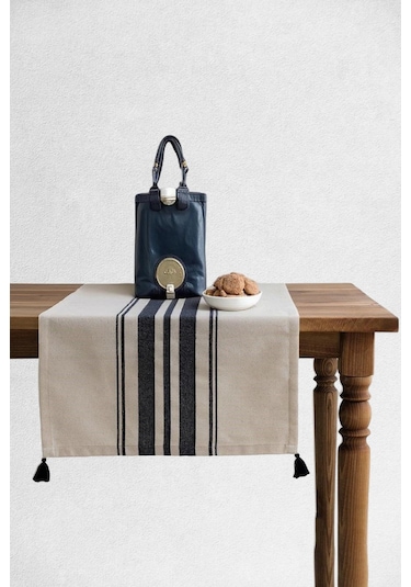 Tereza Runner Lacivert Masa Örtüsü