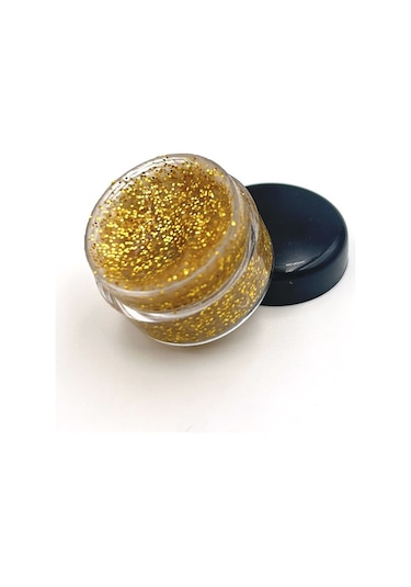 Artikel Ay ve Yıldız Desenli Party Glitter Makyaj Simi Gold 5 ML