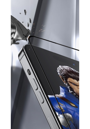 Blueo Apple Uyumlu iPhone 15 Pro Max  3d Invisible Airbag Anti-broken Uy