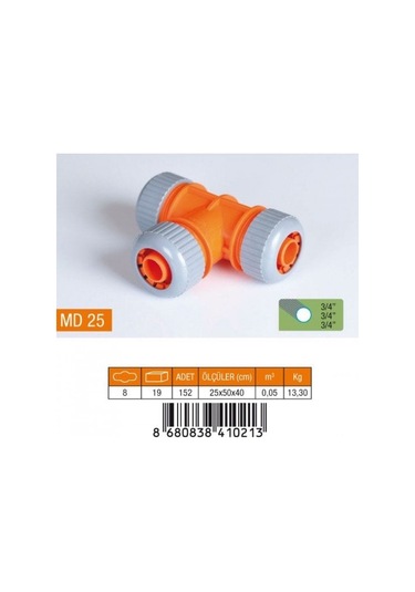 Medalyan Md25 Lüx Te Hortum Eki 3|4