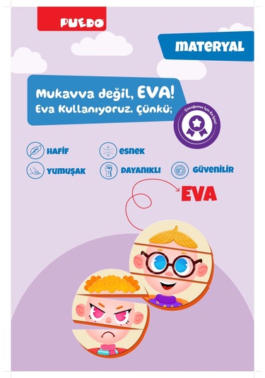 Puedo Manyetik Puzzle - Emotions Duygular