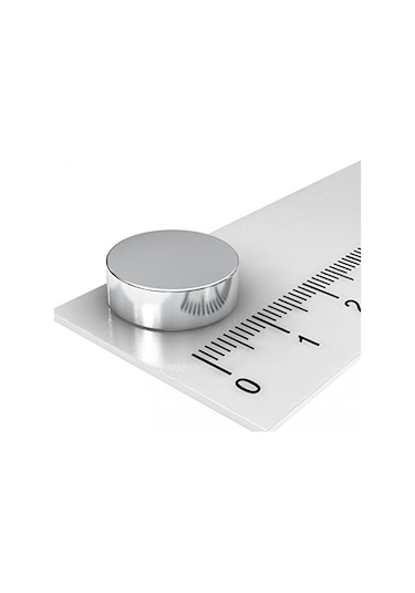 10 Adet Çap 15Mm X Kalınlık 5Mm Güçlü Yuvarlak Neodyum Mıknatıs