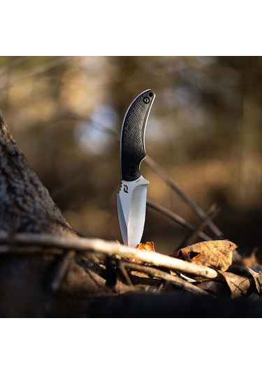 Schrade Usa Adder Fıxed Blade Boyun Kamp Bıçağı 1182521 Siyah
