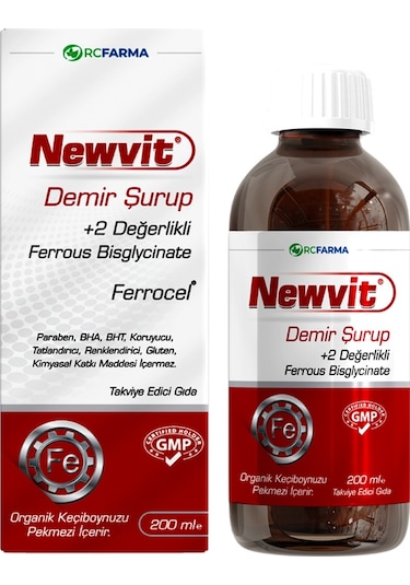 Newvit Demir Şurubu 200 ML
