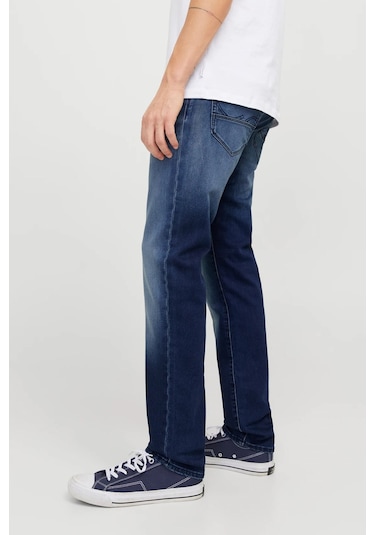 Jack & Jones Jjimike Jjfox İ.k. Ge 424 Erkek Jean 12269601 Mavi