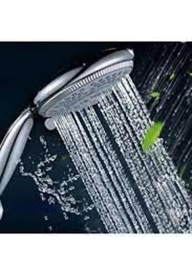 Lgq 5 Fonksiyonlu Büyük Başlı El Duşu Duş Başlığı - Farklı Krom