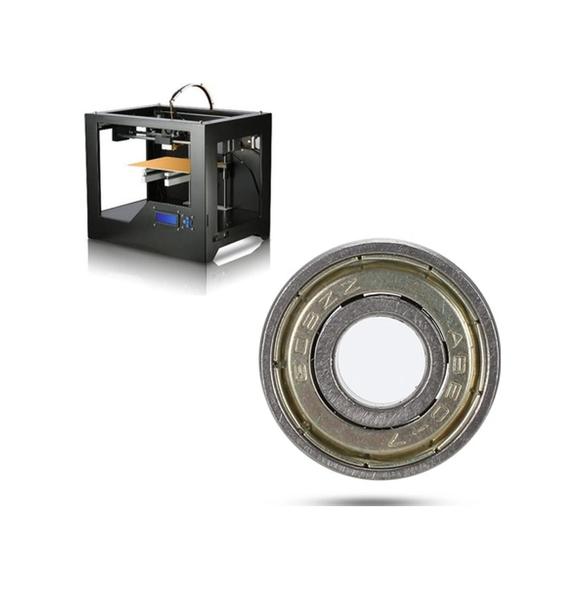 Fortunelane 10 Adet 608zz Krom Çelik Top轴承, Yağlı, 8x22x7mm, Dayanıklı Kalite