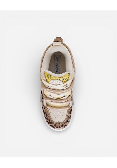 Steve Madden Brouhaha Leop Multı Kadın Leop Multi Sneakers Brouhaha Krem