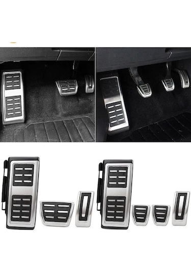 Seat Leon Mk3 Kasa 2013 Ve 2020 Arası Geçmeli Krom Pedal Seti