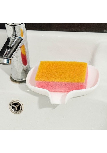 Lebıhmurah Bf1551 Silikon Sabunluk Ve Banyo Sabunluk, Mutfak/tezgah Sabunu İçin Tahliyeli 3 Adet Beyaz