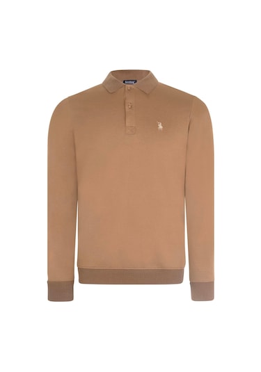 V4007 Dewberry Erkek Sweatshırt-camel Camel